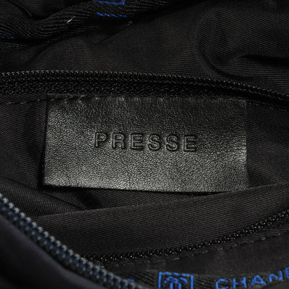 Chanel Nylon Quilted Sport Flap Bag Navy 8 of 9