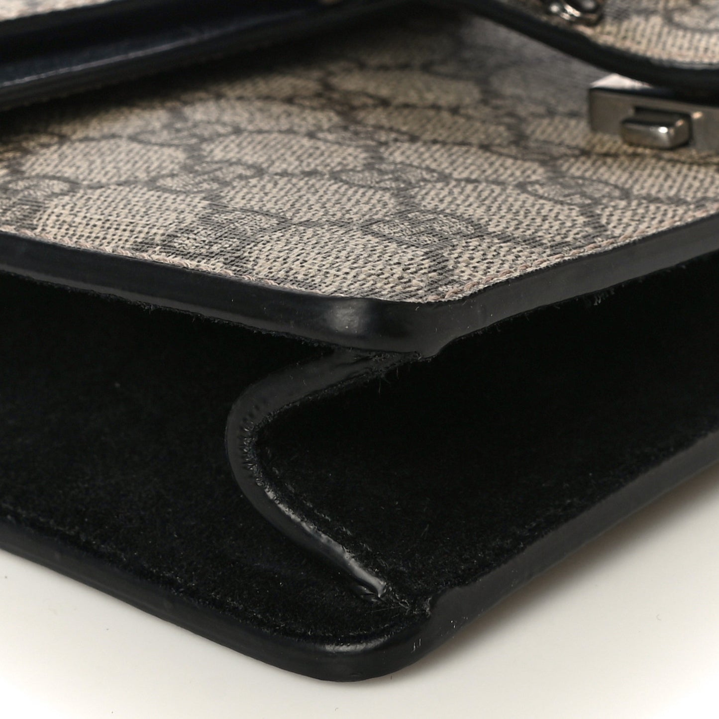GG Supreme Monogram Mini Dionysus Shoulder Bag Black
