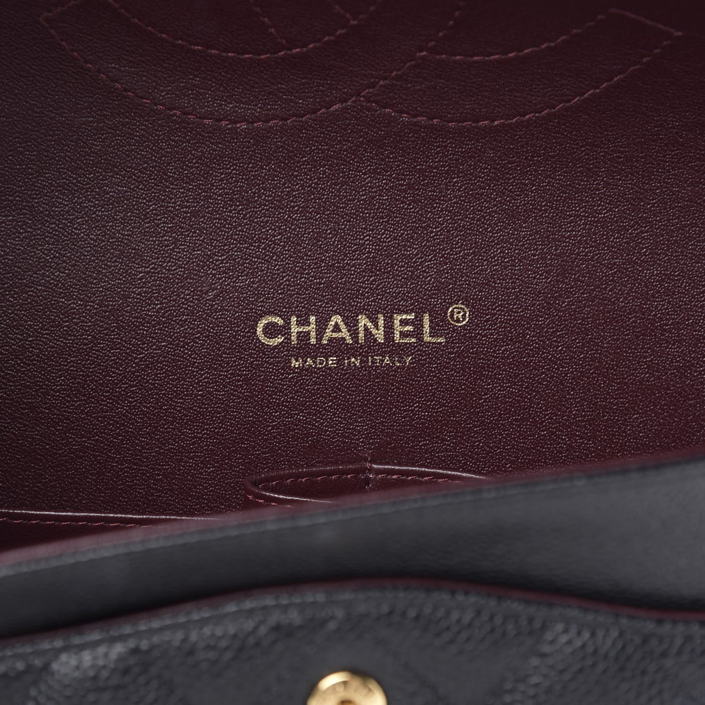 Caviar Quilted Maxi Double Flap Black