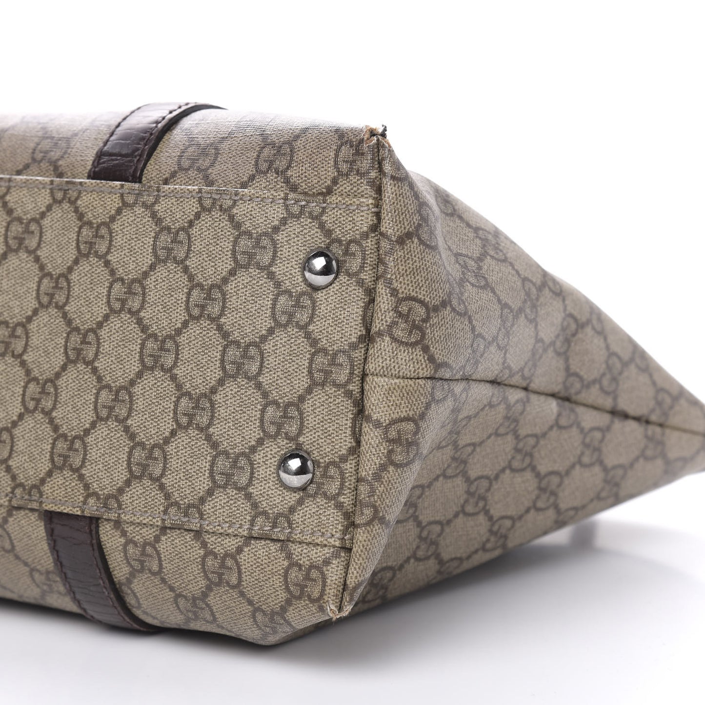 GG Plus Monogram Medium Joy Tote Dark Brown
