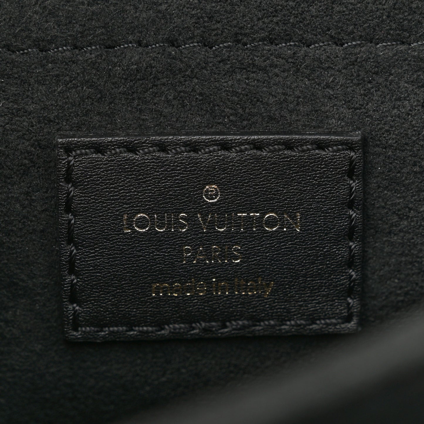 Calfskin LV New Wave Chain Bag Black