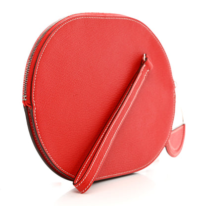 Hermes Chevre Mysore In-The-Loop-To-Go Pouch Rouge Piment 3 of 7