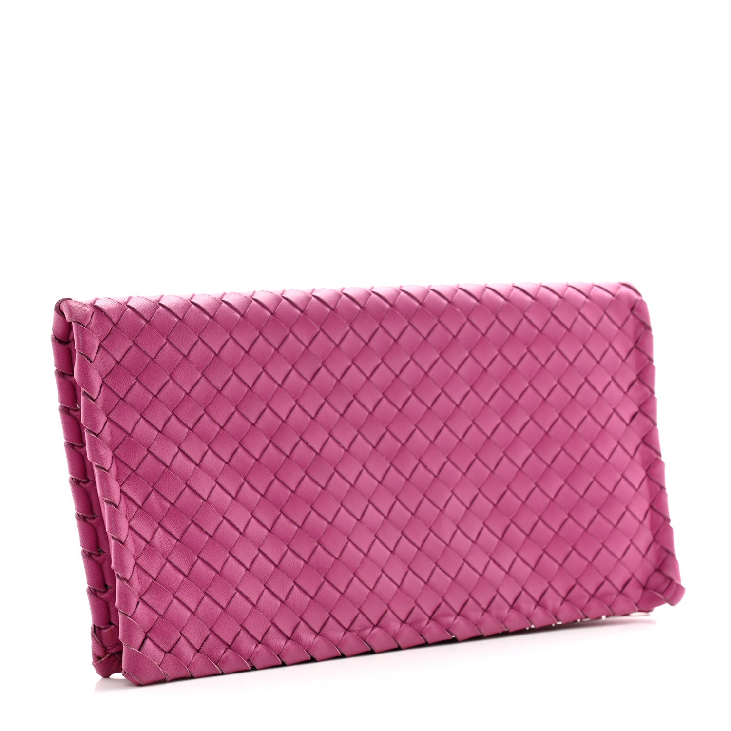Bottega Veneta Nappa Intrecciato Turnlock Clutch Ametiste 4 of 11