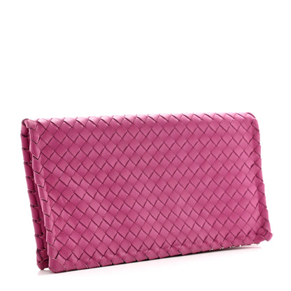 Bottega Veneta Nappa Intrecciato Turnlock Clutch Ametiste 4 of 11