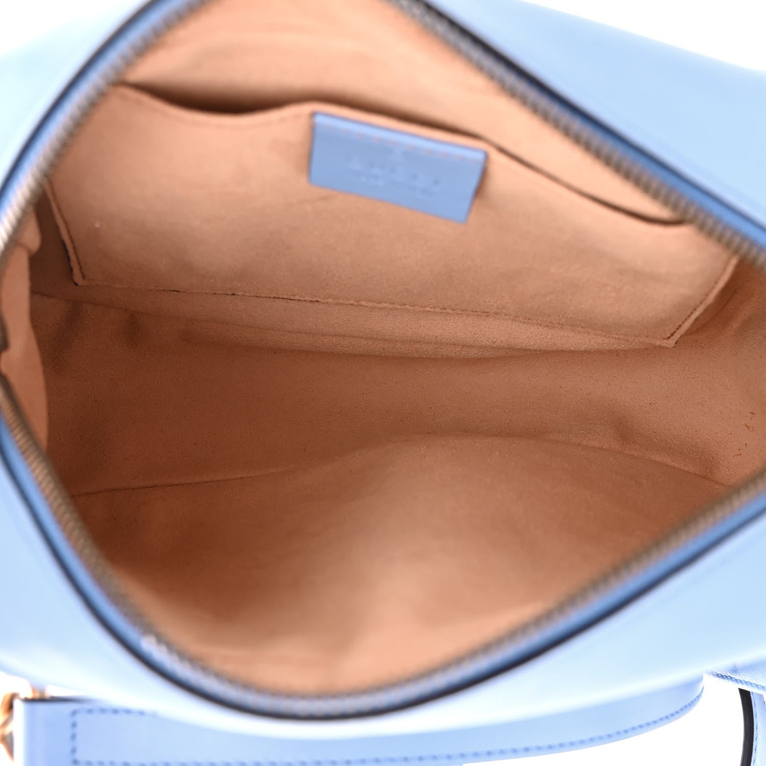 Gucci Calfskin Matelasse Small GG Marmont Chain Shoulder Bag Clear Sky Blue 5 of 10
