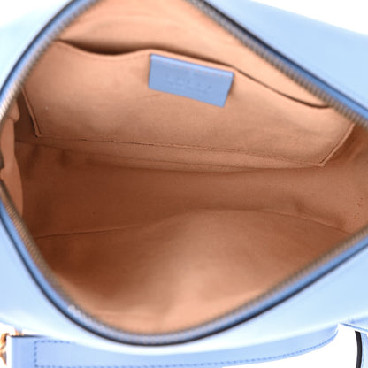 Gucci Calfskin Matelasse Small GG Marmont Chain Shoulder Bag Clear Sky Blue 5 of 10