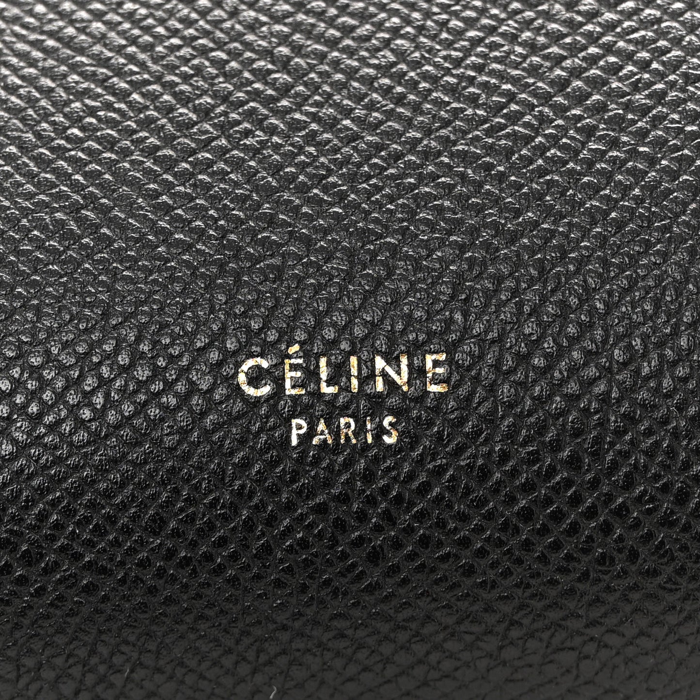 Grained Calfskin Micro Belt Bag Black