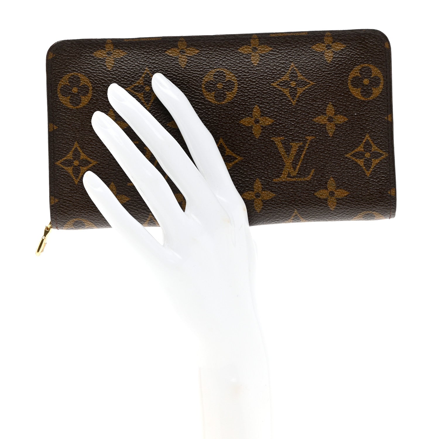 Louis Vuitton Monogram Porte-Monnaie Zippy Wallet 2 of 7
