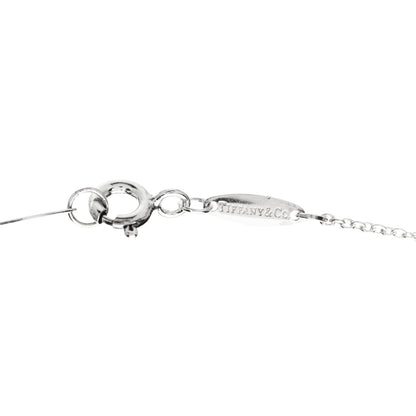 Tiffany Sterling Silver Elsa Peretti Letter M Pendant Necklace 3 of 5
