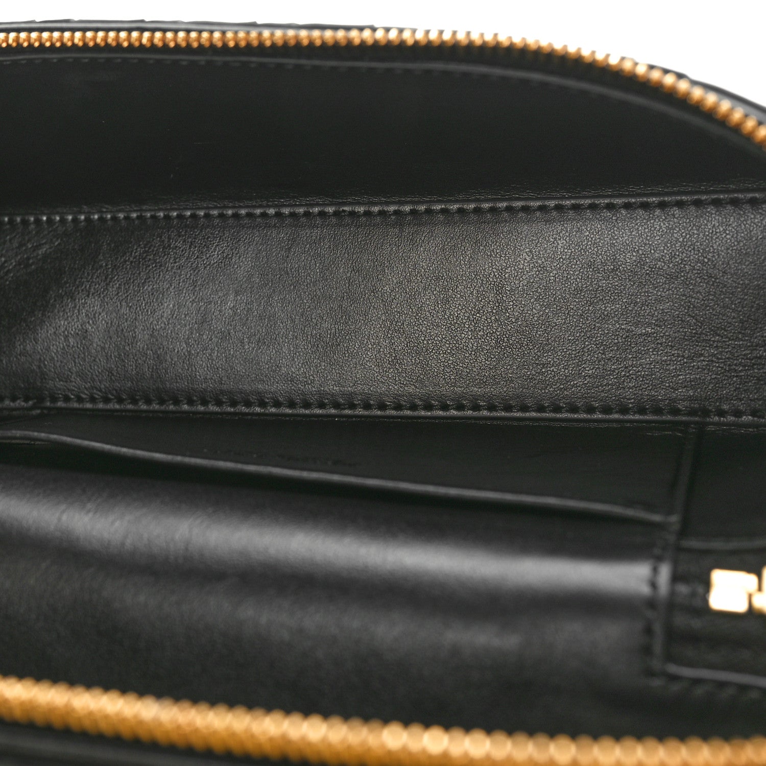 Bottega Veneta Calfskin Intrecciato Bang Bang Vanity Case Black 5 of 9