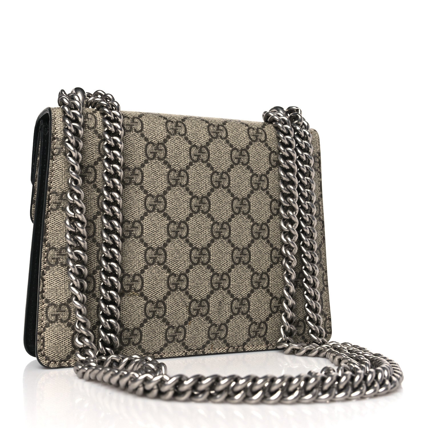 Gucci GG Supreme Monogram Mini Dionysus Shoulder Bag Black 3 of 9