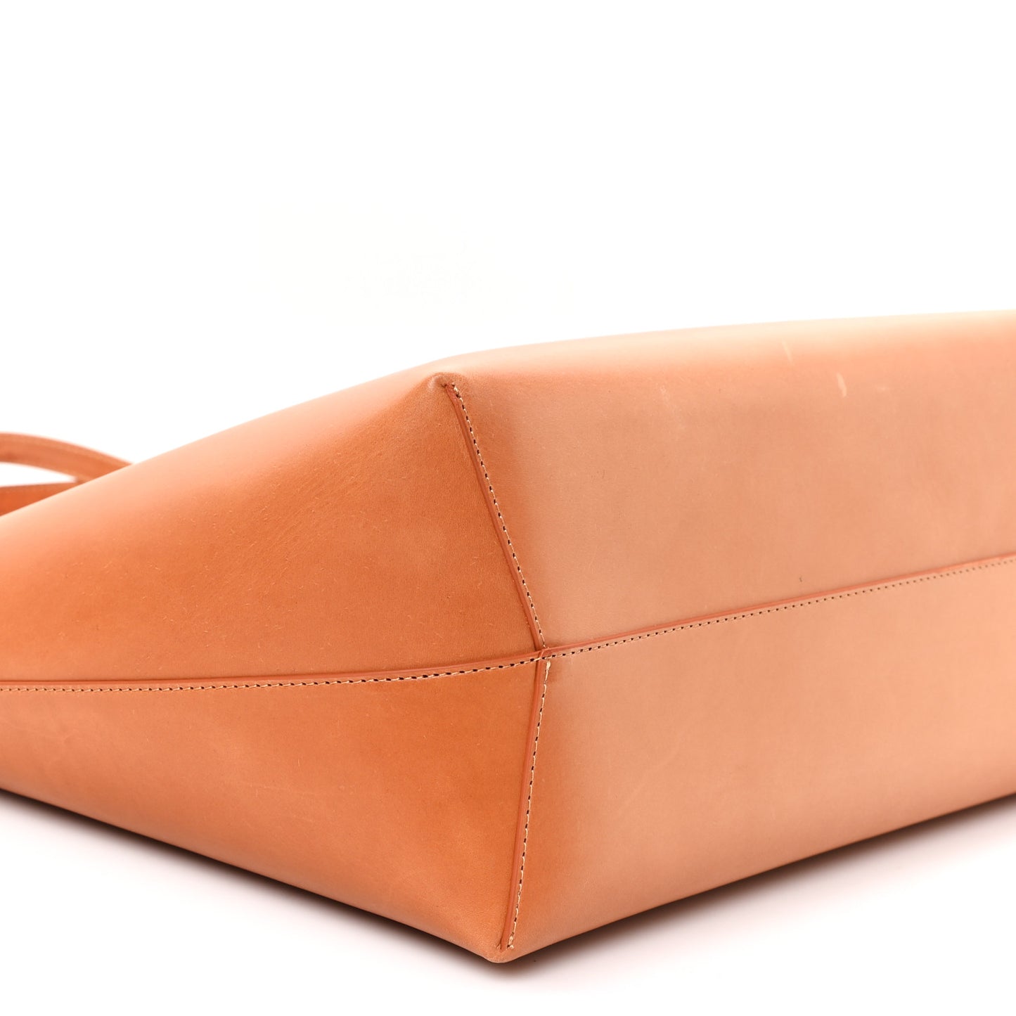 Calfskin Small Shopping Tote Cammello Rosa