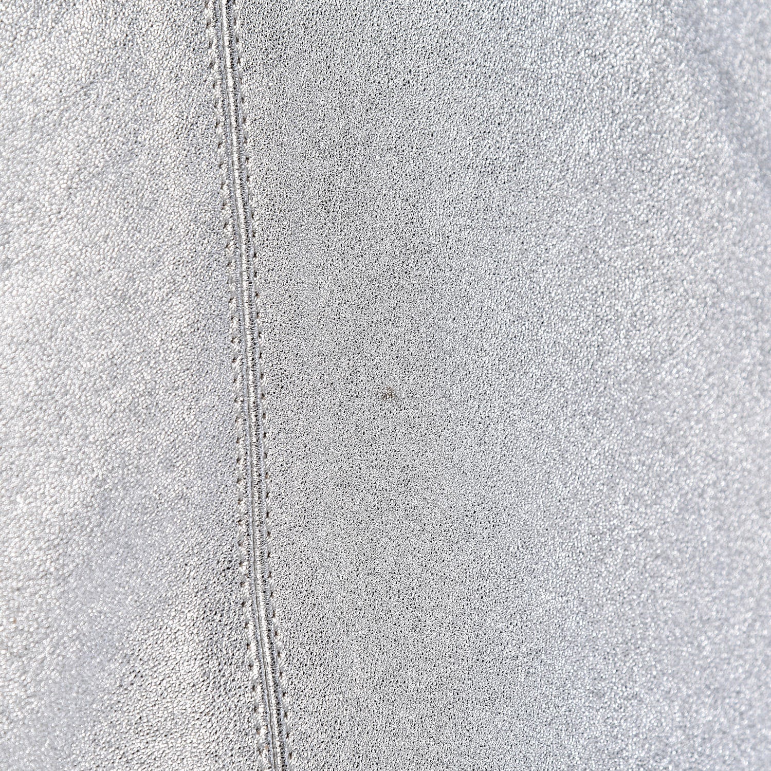 Burberry Metallic Soft Grain Calfskin Tote Silver 9 of 15