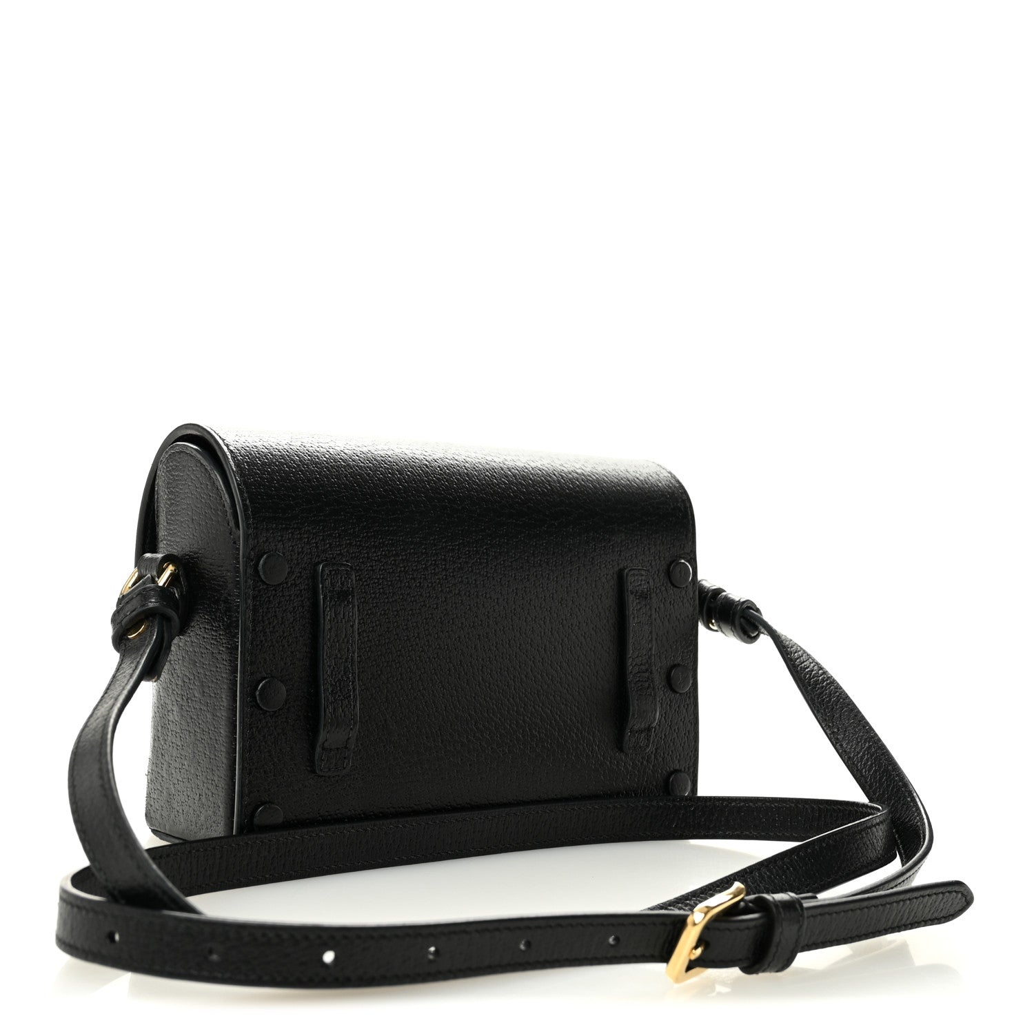 Gucci Calfskin Horsebit 1955 Shoulder Bag Black 3 of 13