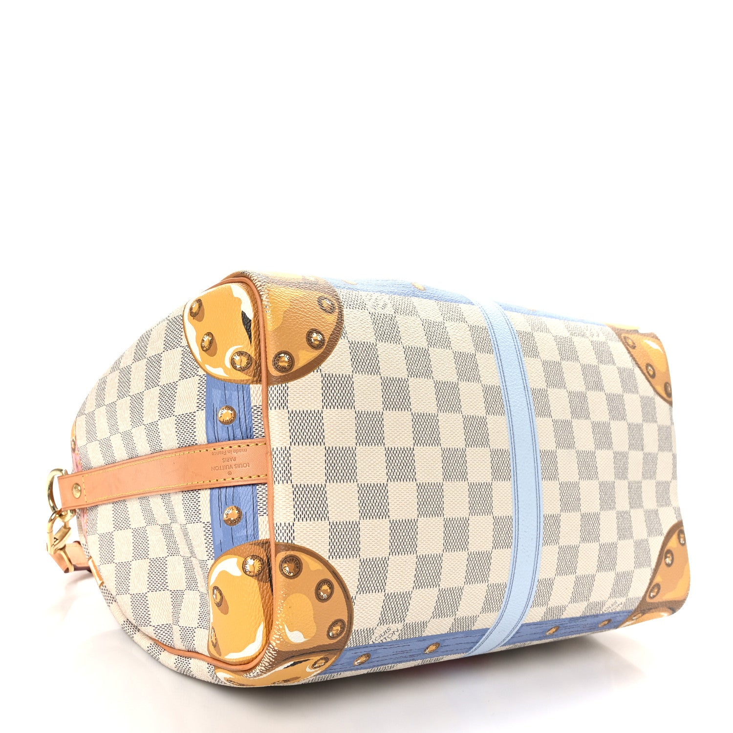 Louis Vuitton Damier Azur Summer Trunks Speedy Bandouliere 30 4 of 11