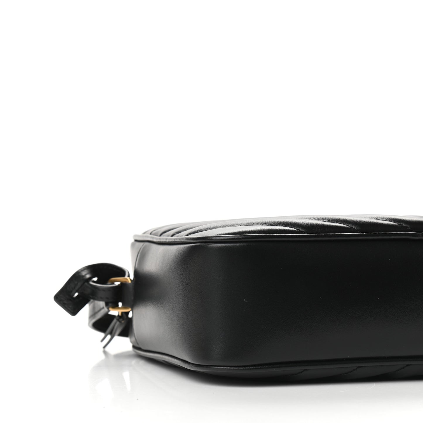 Calfskin Matelasse Monogram Lou Camera Bag Black