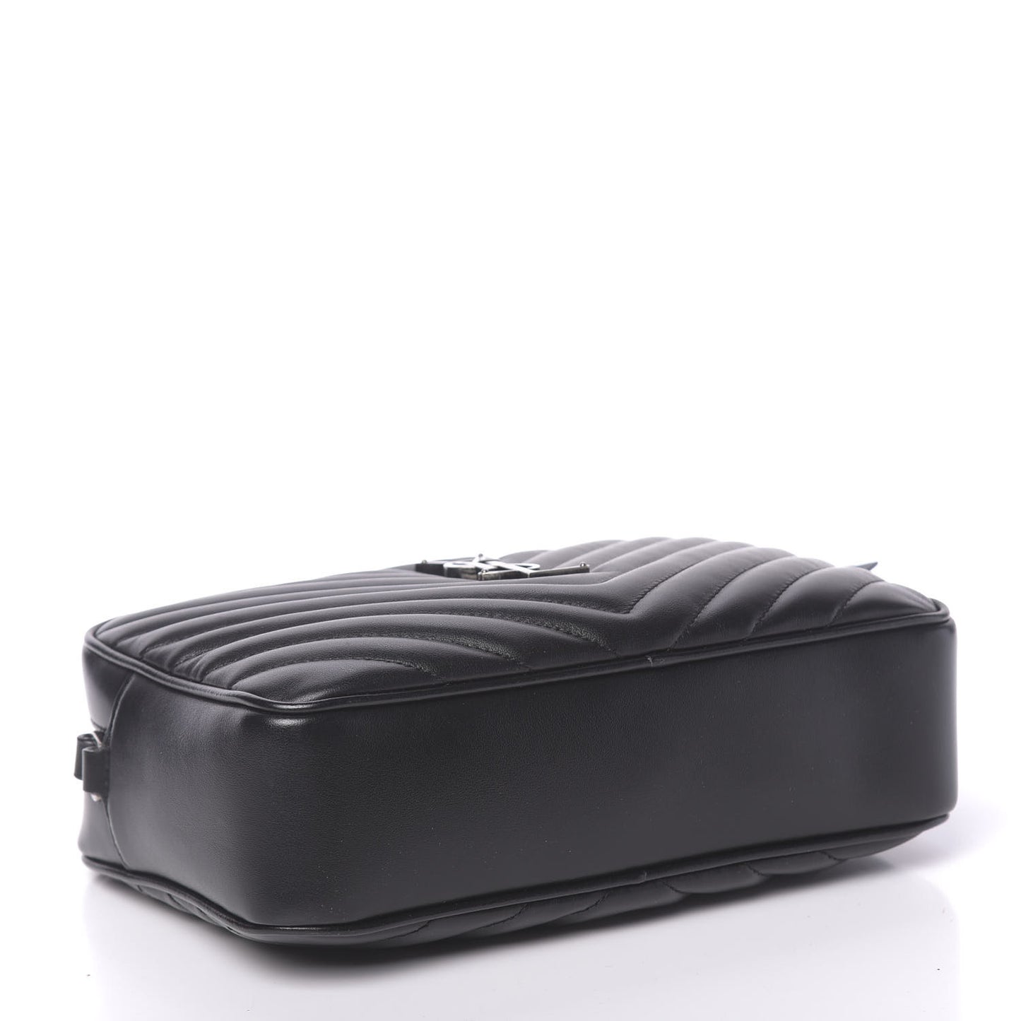 Calfskin Matelasse Monogram Lou Camera Bag Black