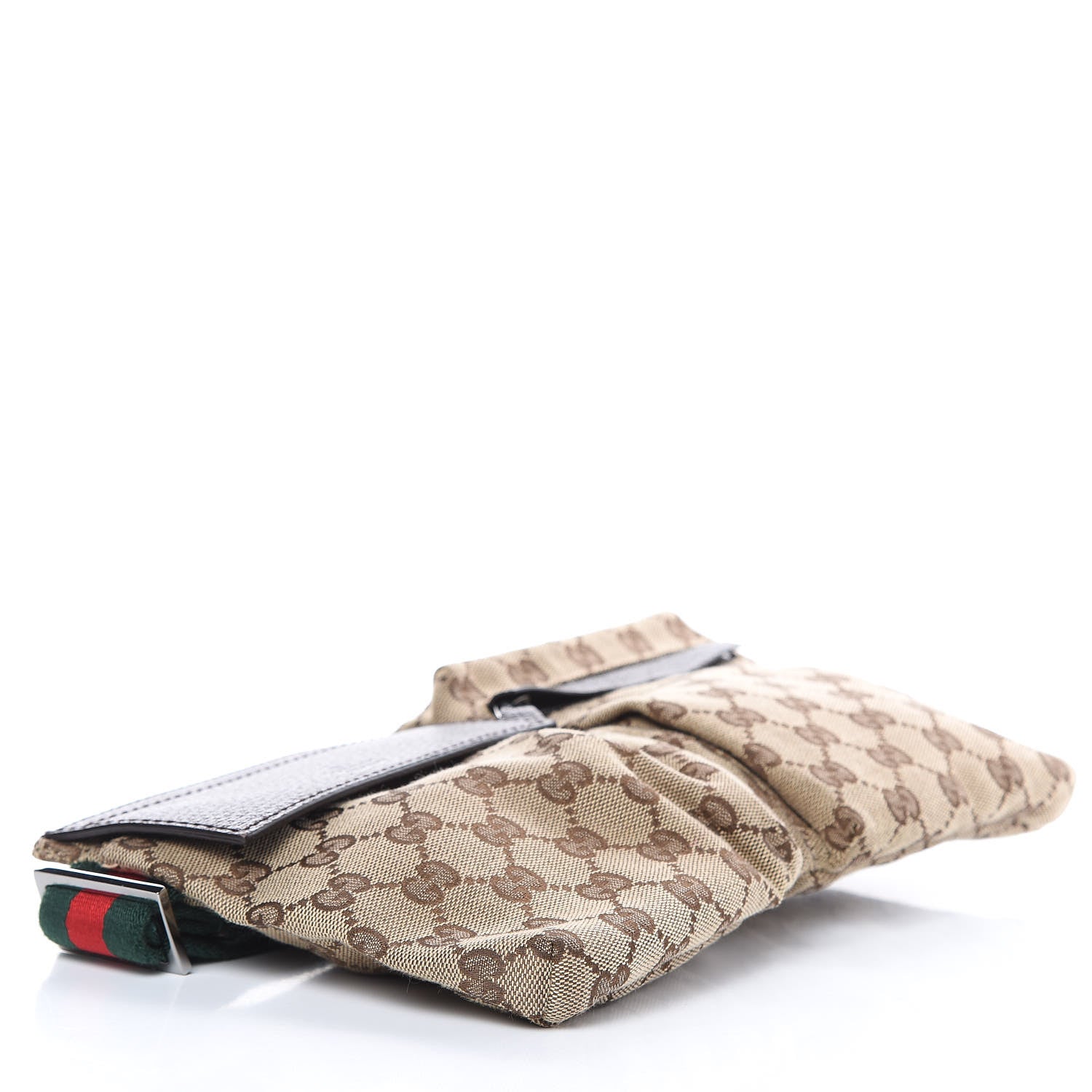 Gucci Monogram Web Belt Bag Dark Brown 4 of 8
