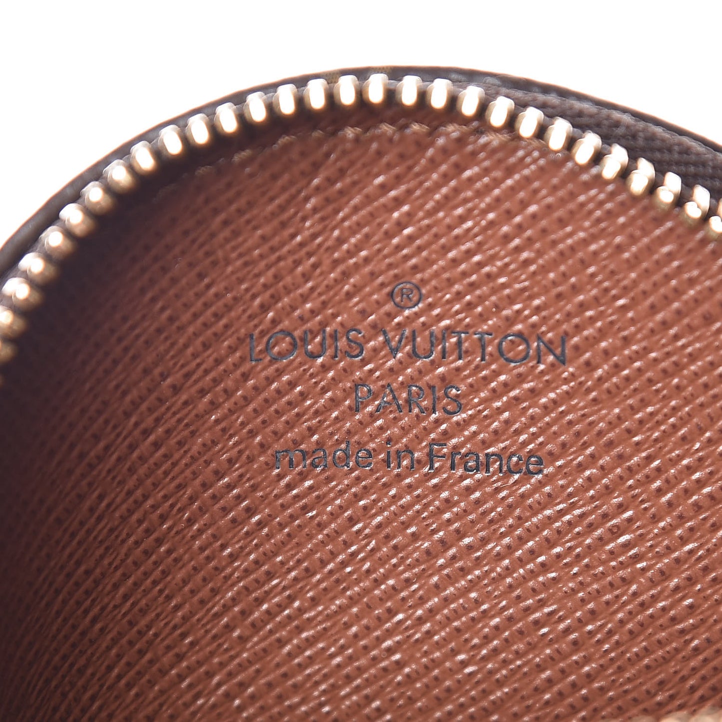 Monogram Round Coin Purse