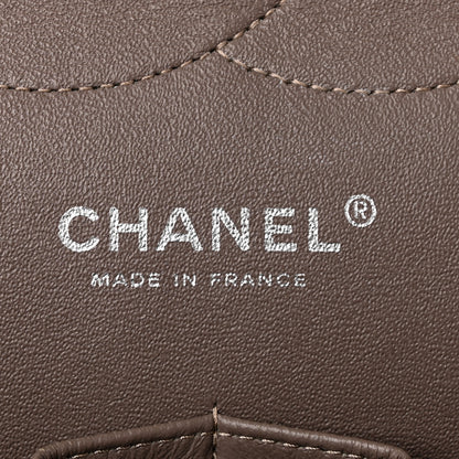 Chanel Patent Calfskin Quilted Jumbo Double Flap Grey 6 of 12