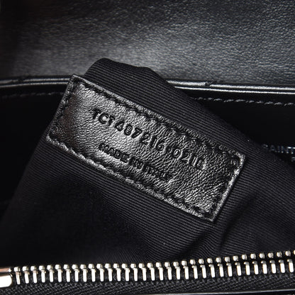 Saint Laurent Calfskin Y Quilted Monogram Medium Loulou Chain Satchel Black 8 of 12