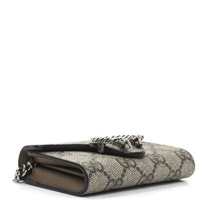 Gucci GG Supreme Monogram Dionysus Coin Purse Taupe 4 of 8