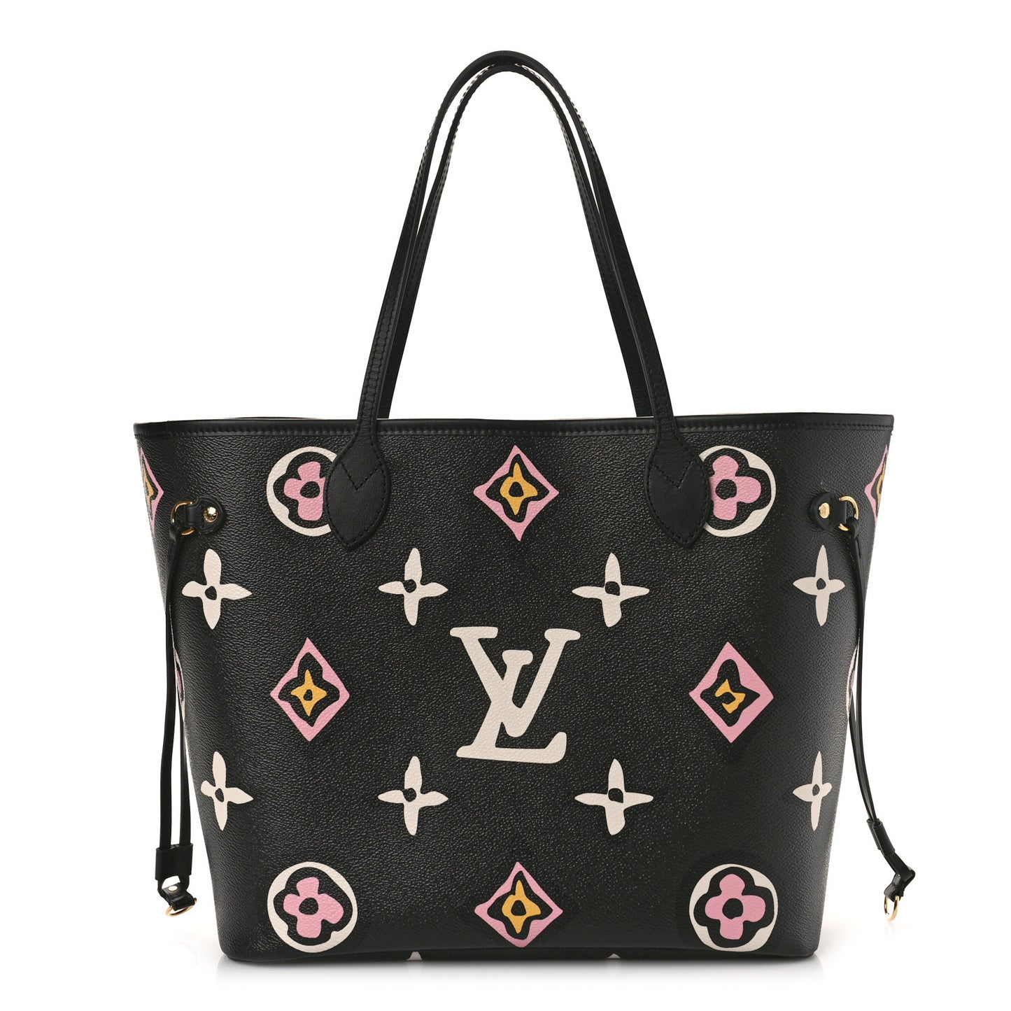 Monogram Giant Wild at Heart Neverfull MM Black