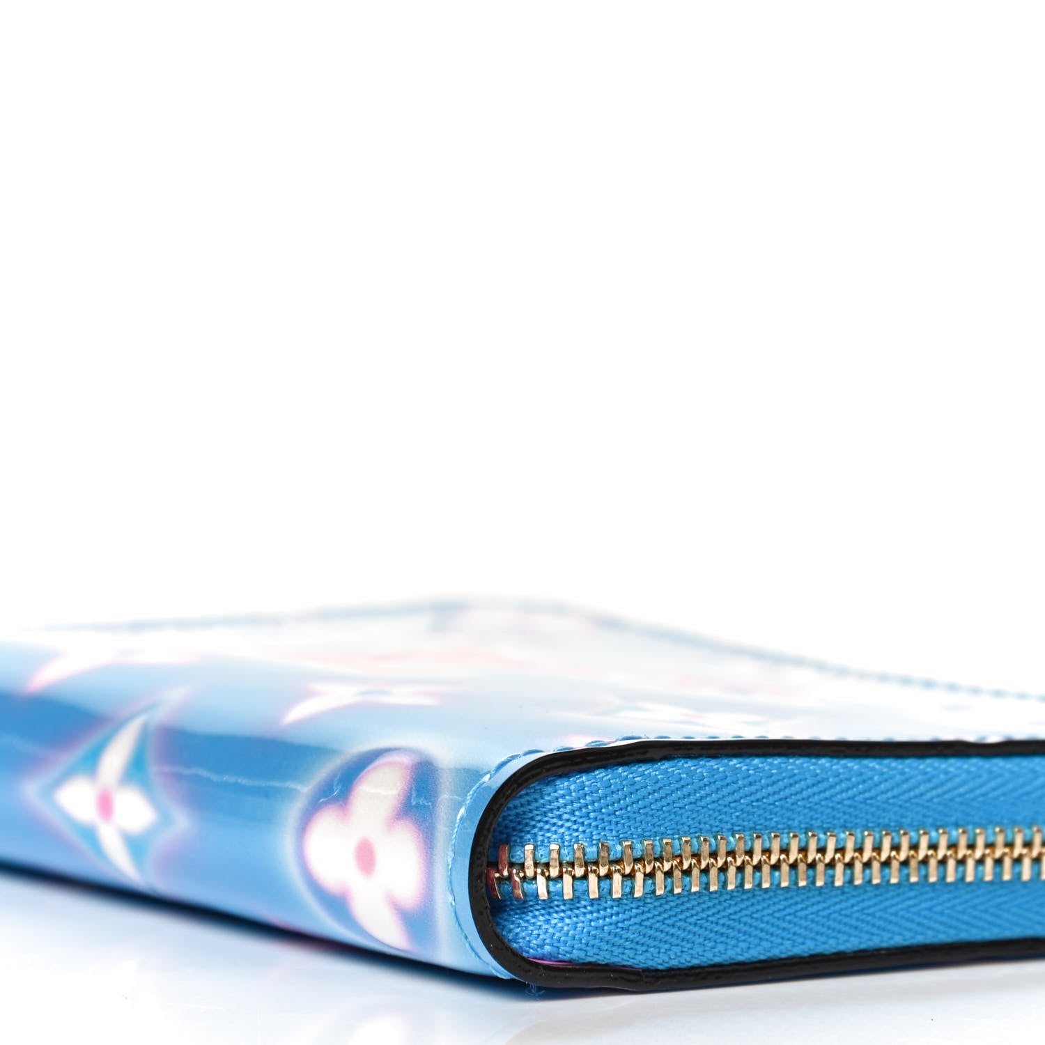 Louis Vuitton Vernis Valentine Zippy Coin Purse Baby Bleu Neon 8 of 9
