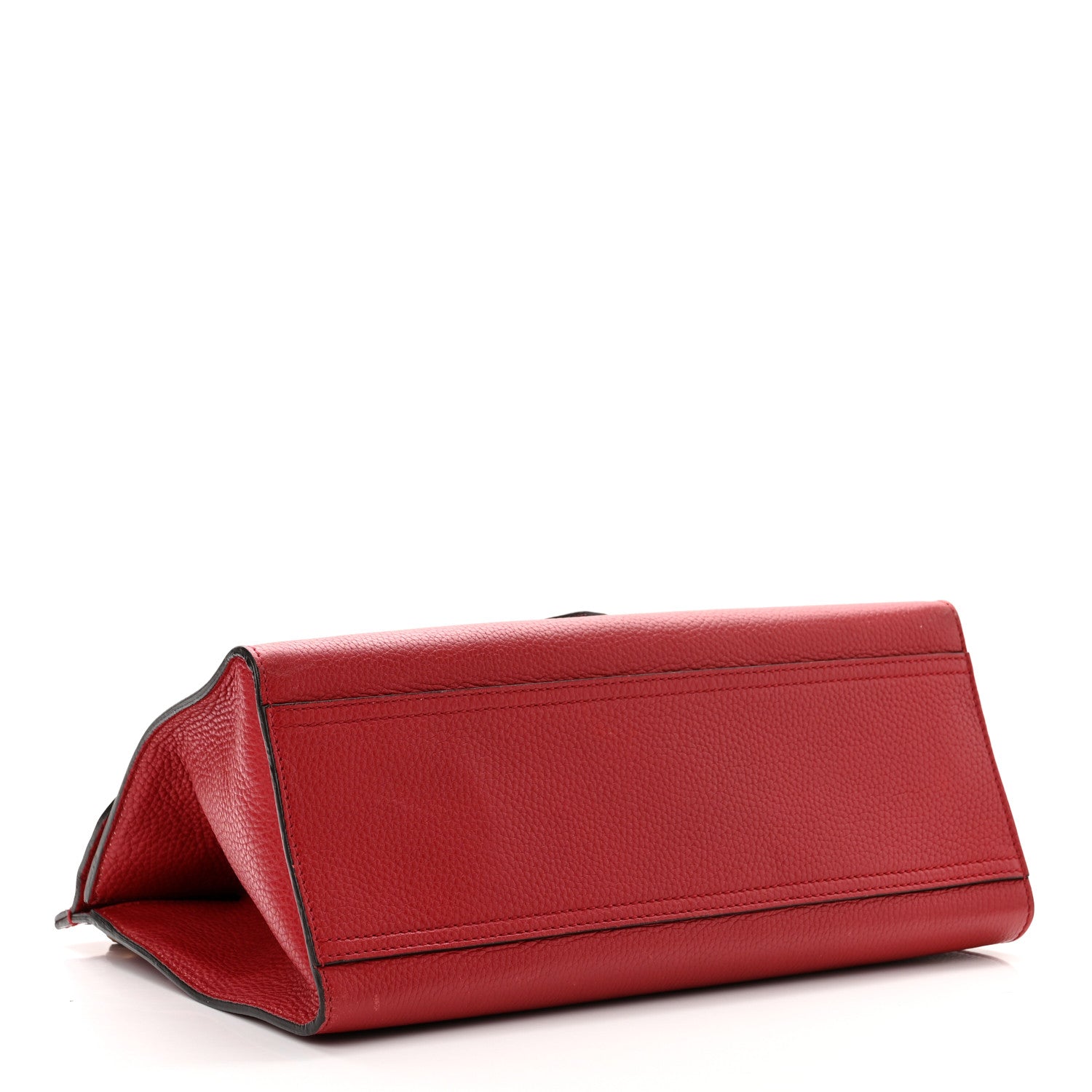 Gucci Calfskin Small GG Marmont Top Handle Bag Vulcanic Red 3 of 9