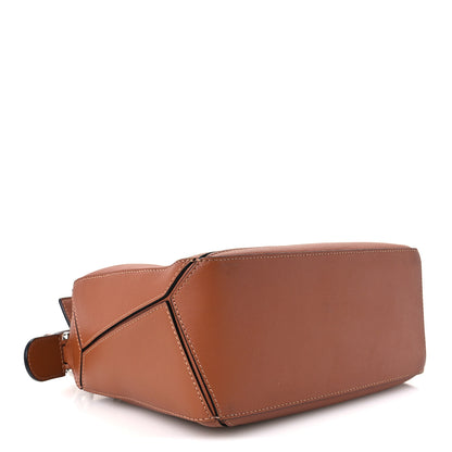 Loewe Calfskin Small Puzzle Bag Tan 3 of 10