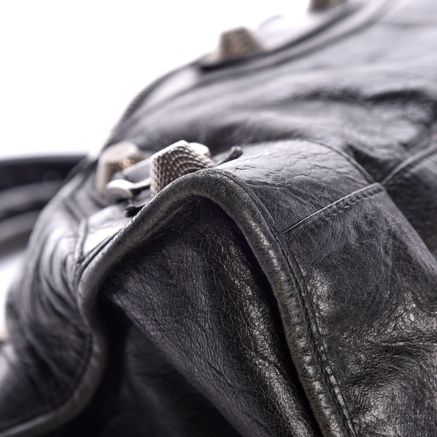 Balenciaga Agneau Giant 21 Silver Hardware Part Time Black 16 of 18