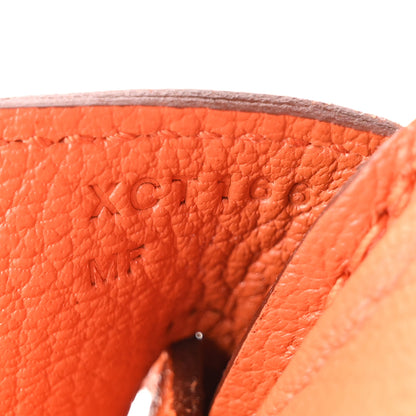 Hermes Taurillon Clemence Birkin 30 Orange 7 of 11