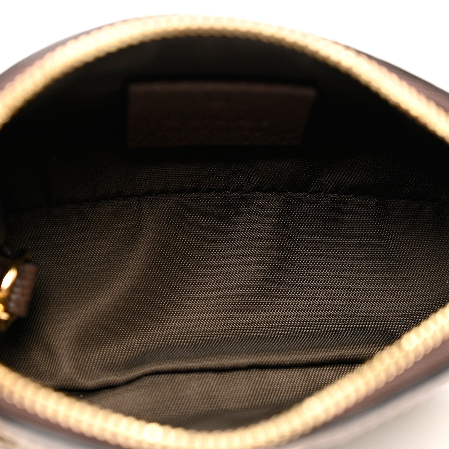 Gucci GG Supreme Monogram Web Ophidia Dome Key Pouch Beige New Acero 4 of 7