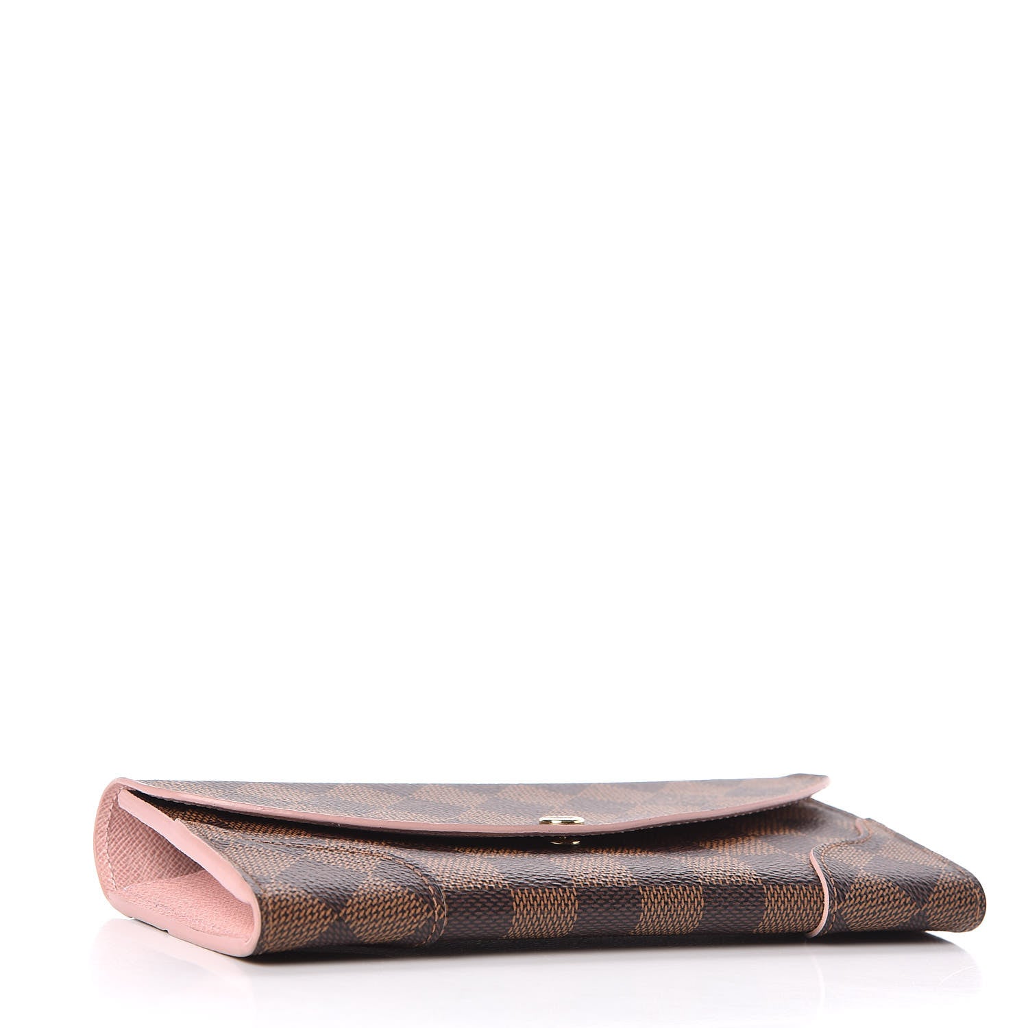 Louis Vuitton Damier Ebene Caissa Wallet Rose Ballerine 4 of 7
