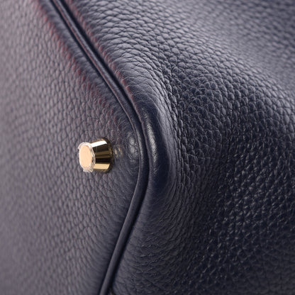 Hermes Taurillon Clemence Picotin Lock 18 PM Bleu Nuit 11 of 12