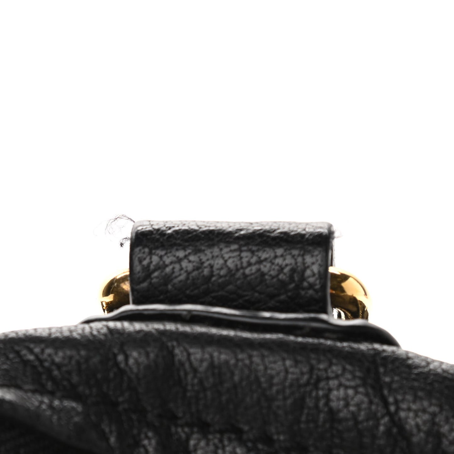 Sugar Goatskin Large Metal Ring Pandora Black