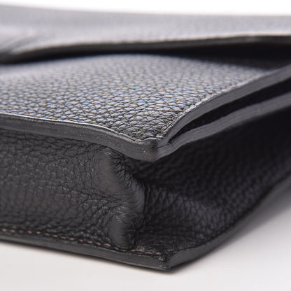 Hermes Togo Jet Clutch Black 10 of 10