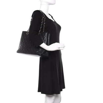 Chanel Caviar Quilted Grand Shopping Tote GST Black 2 of 9