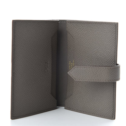 Hermes Epsom Bearn Card Holder Wallet Etain 5 of 8