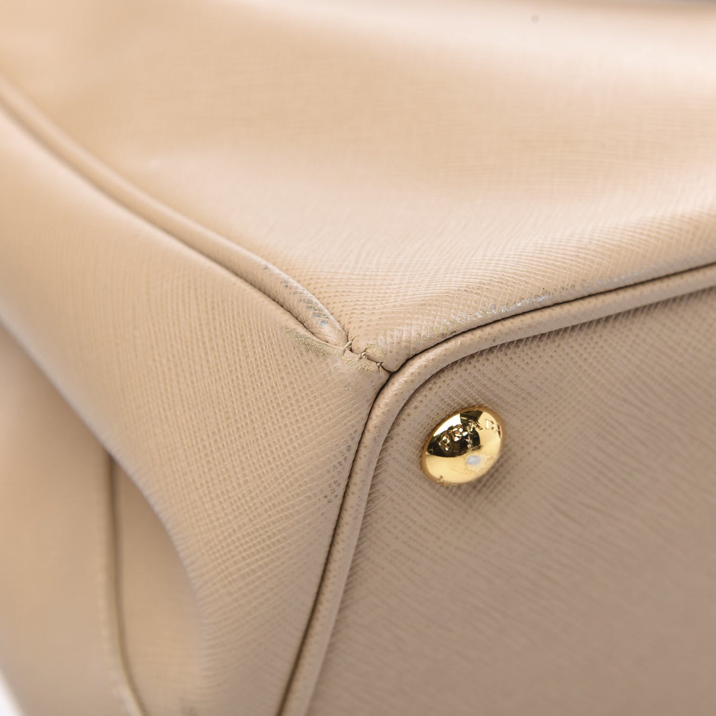 Saffiano Lux Large Tote Sabbia