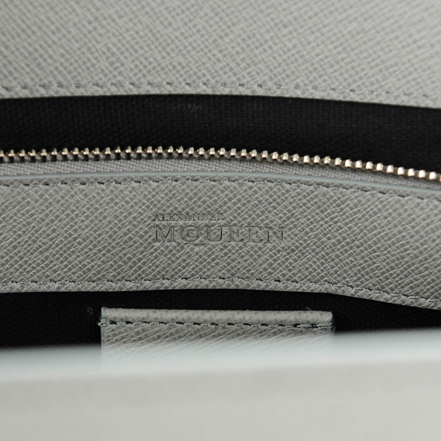 Saffiano Heroine Open Tote Grey Melange