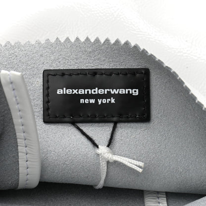 Alexander Wang Patent Lunch Bag Foldover Clutch White 6 of 7