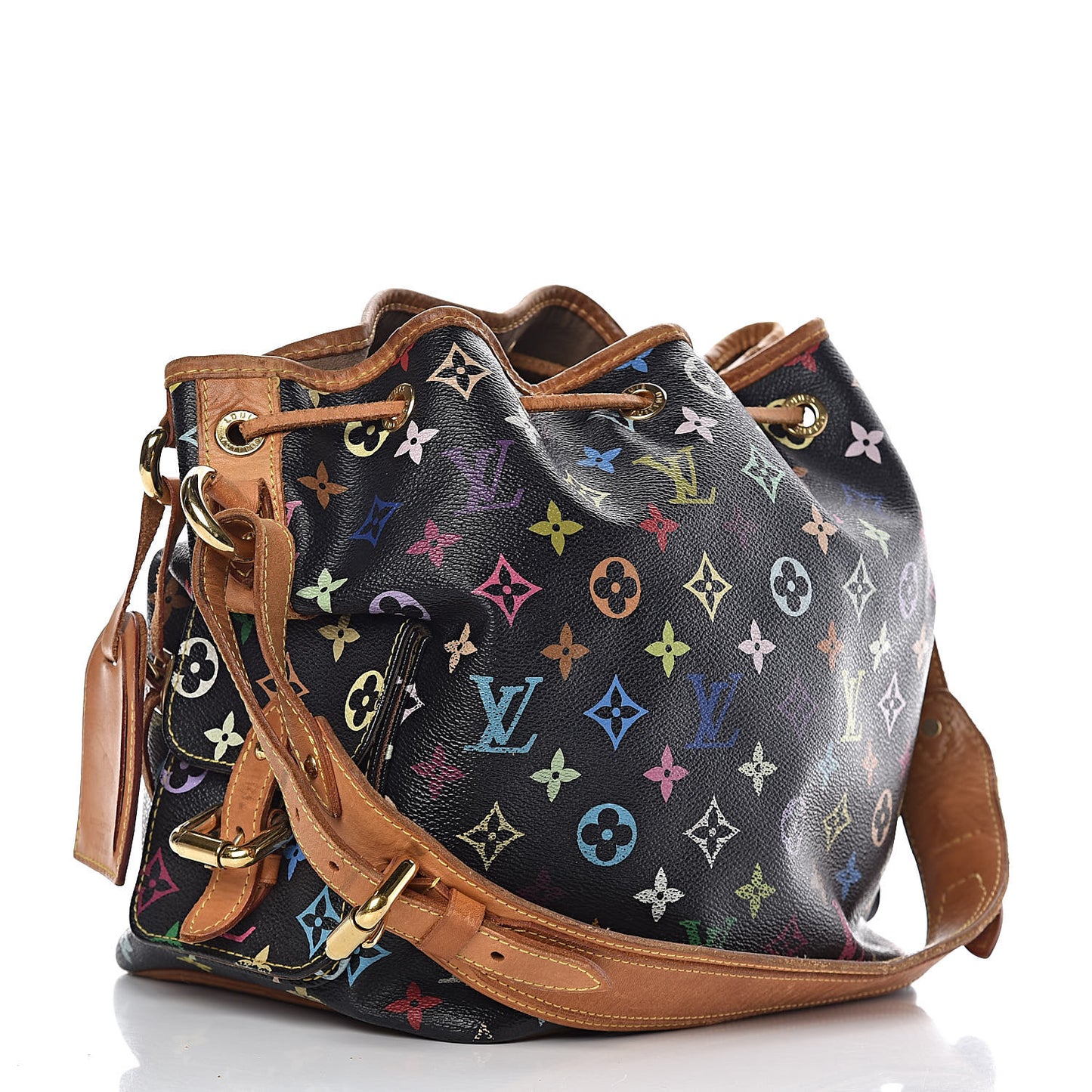 Monogram Multicolor Petit Noe Black