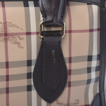 Burberry Haymarket Check Small Gladstone Chocolate 8 of 11