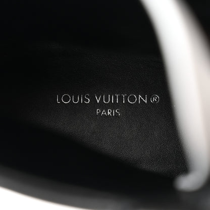 Louis Vuitton Suede Calfskin Monogram Platform Desert Boots 36.5 Dark Gray 7 of 8