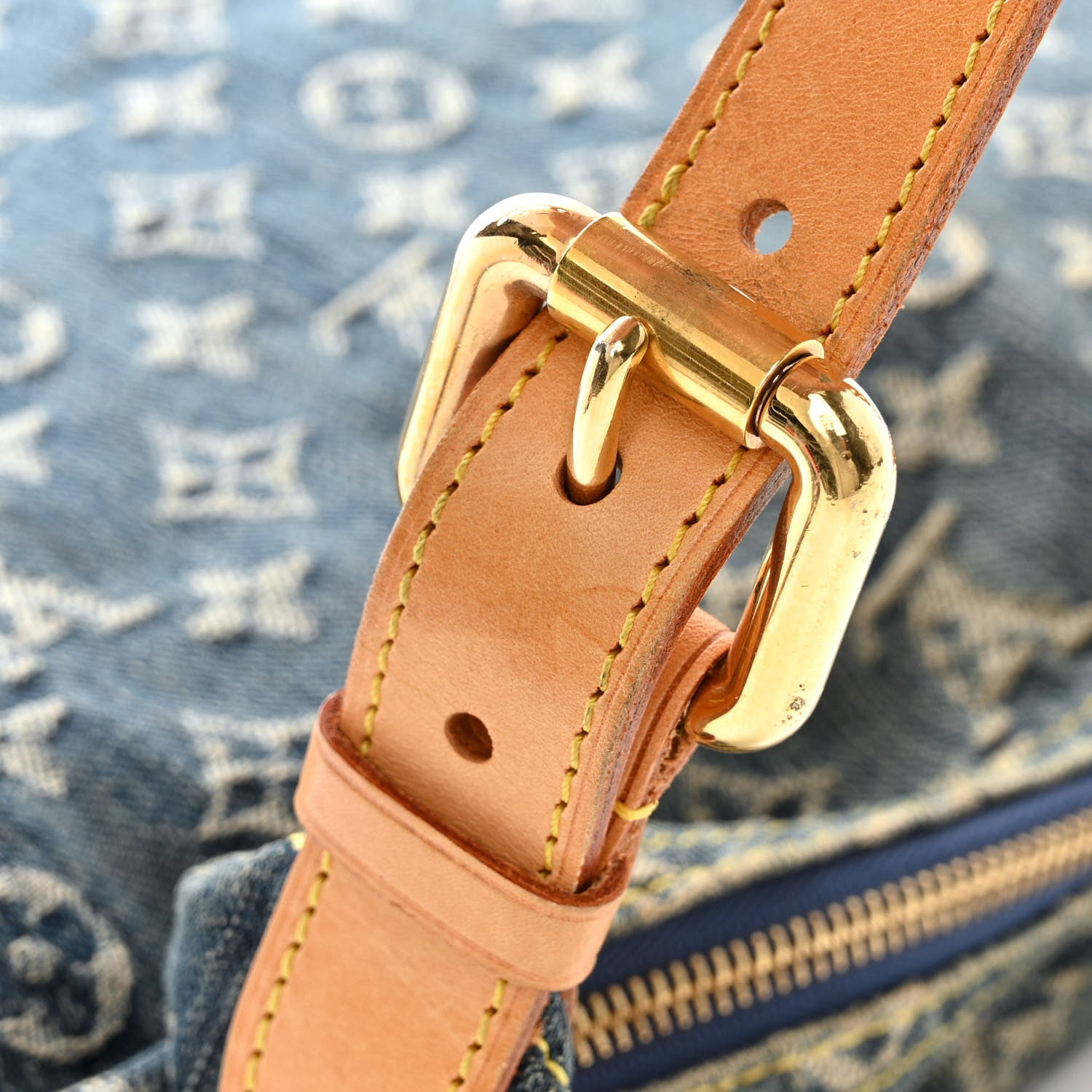 Louis Vuitton Denim Baggy GM Blue 17 of 17