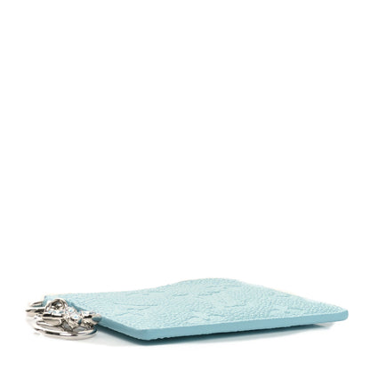 Louis Vuitton Empreinte Monogram LV Charms Card Holder Pearly Lagoon Turquoise 4 of 7
