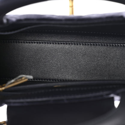 Chanel Velvet Quilted Nano Kelly Shopper Navy 5 of 11