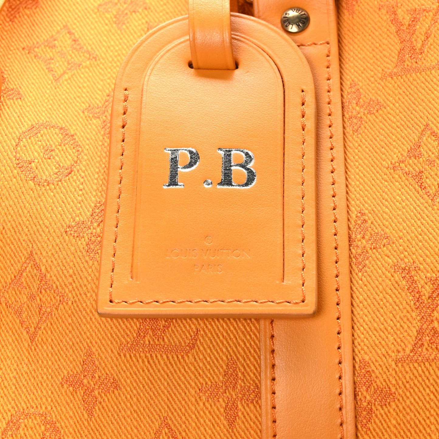 Denim Monogram Keepall Bandouliere 50 Ocre