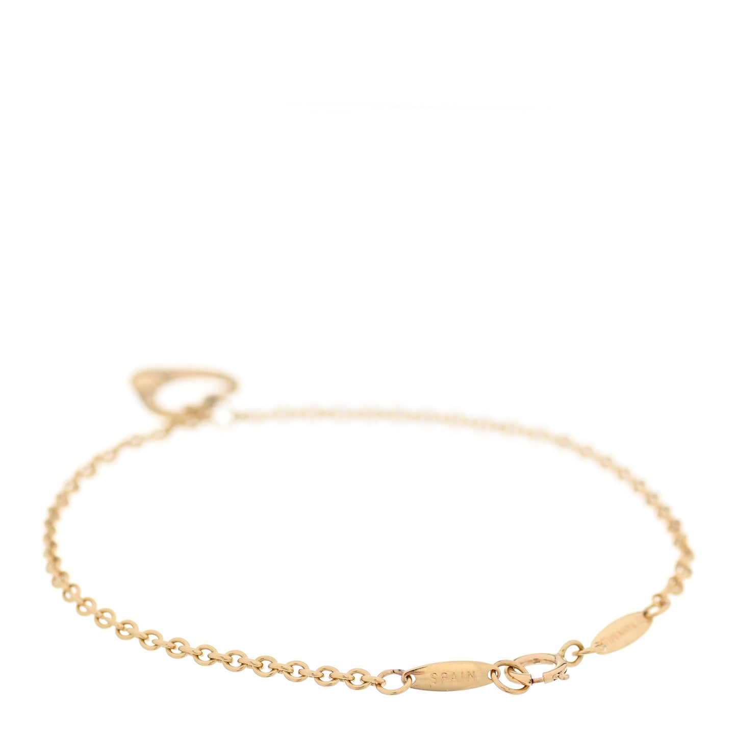 18K Yellow Gold Elsa Peretti Open Heart Bracelet